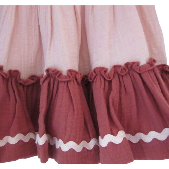 New w Tag, Matilda Jane Forever and Ever Pink Lined Ruffle Girls Dress in Size 2 - Picture 3 of 8